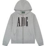 ADG Inc. Zip Hoodie Grey