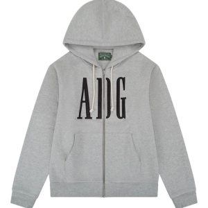 ADG Inc. Zip Hoodie Grey