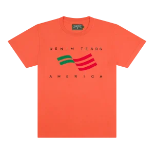 Denim Tears America Sportswear Tee Orange