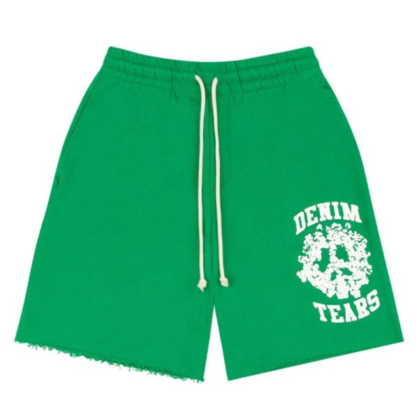 Denim University Sweat Shorts Green