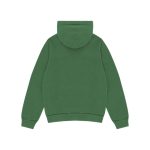 Embroidered Logo Hoodie Green