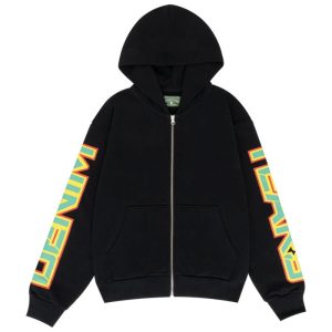 Spring Gardens Zip Hoodie Black