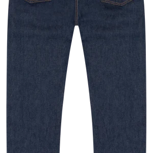 Denim DT Metallic Gold Script 501 Selvedge'